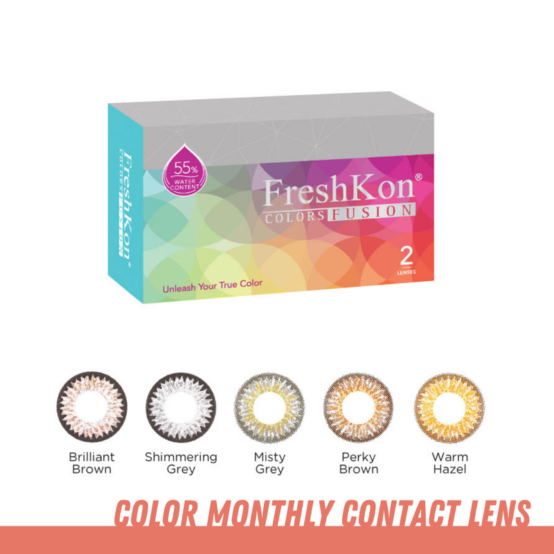 Color Fusion Monthly 2 Pcs (Color Monthly Contact Lens)